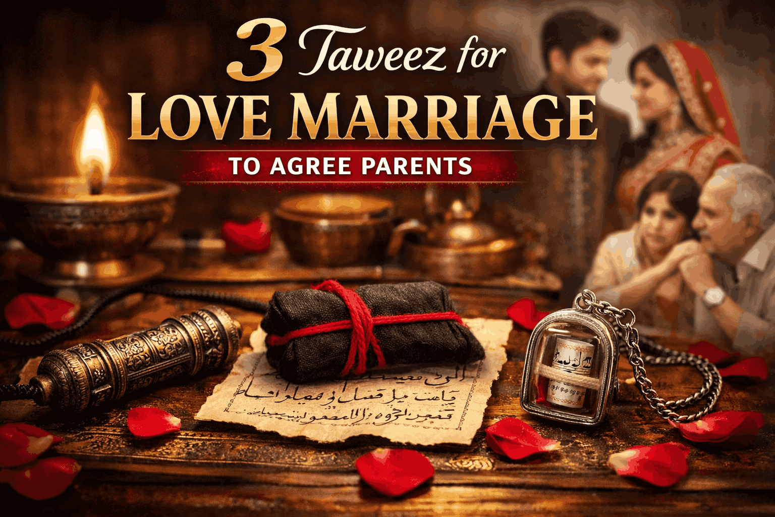 3 Taweez for Love Marriage to Agree Parents